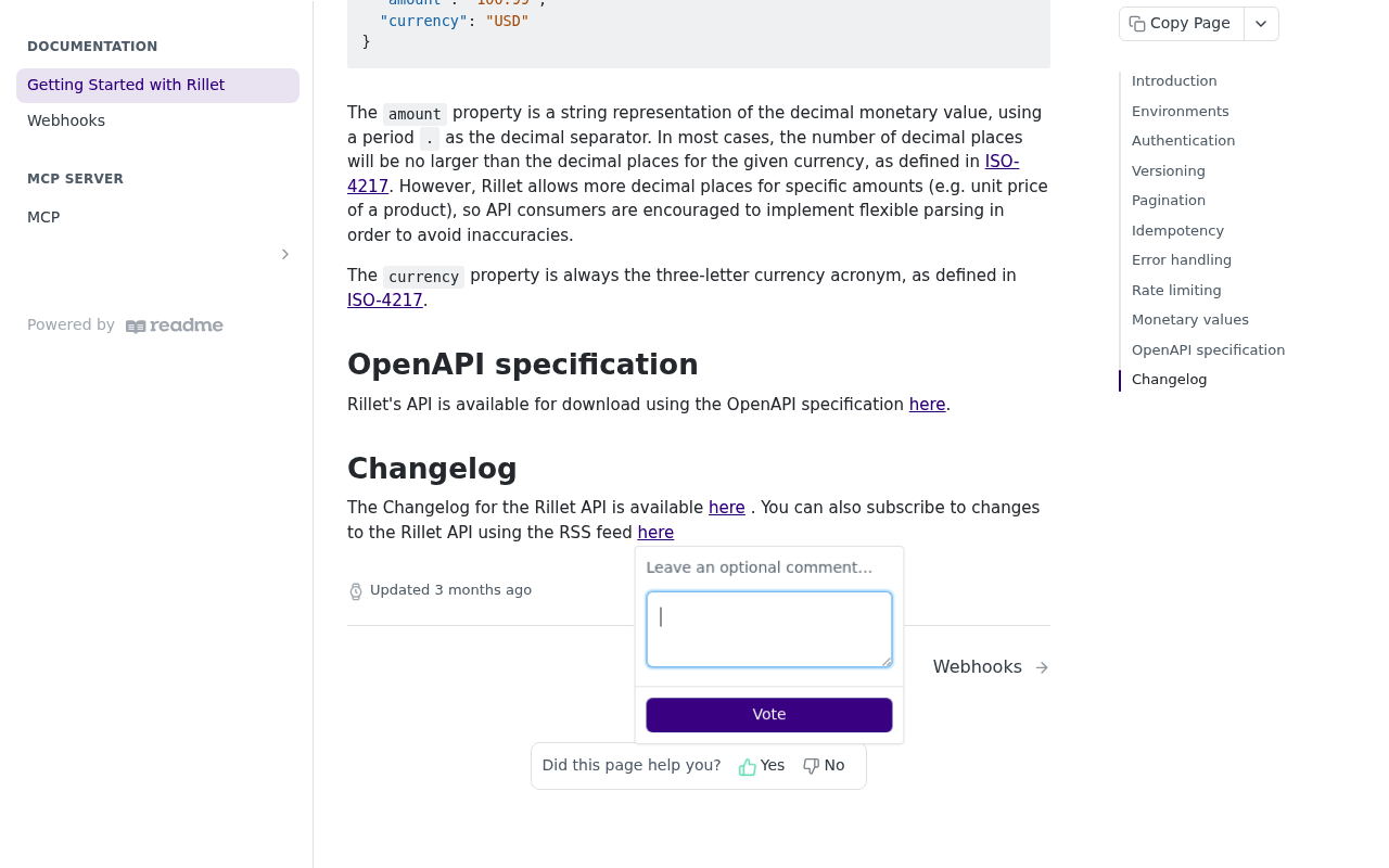Rillet screenshot
