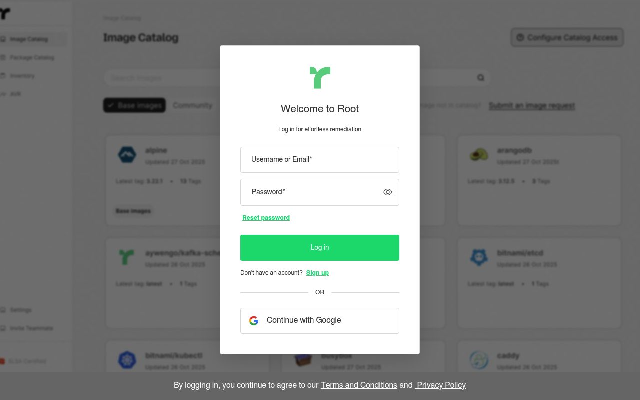 Root (fka Slim.ai) screenshot