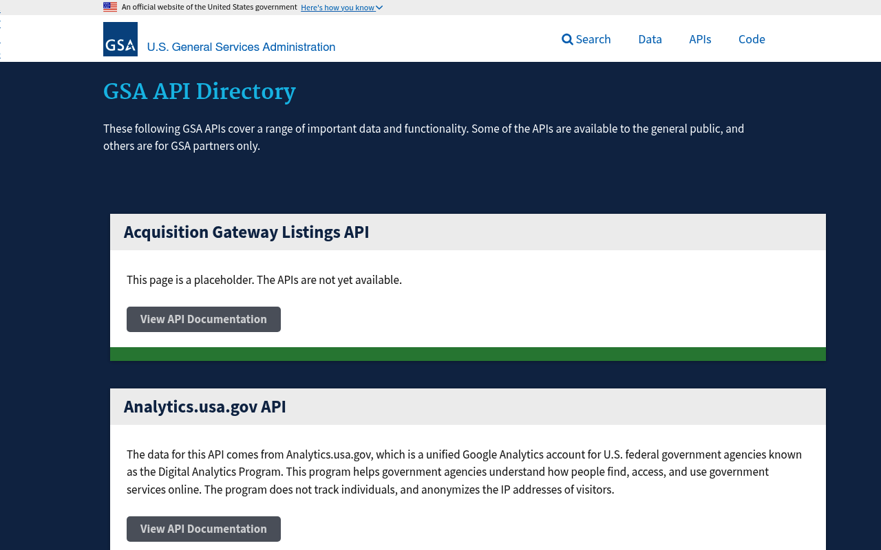 SAM.gov screenshot