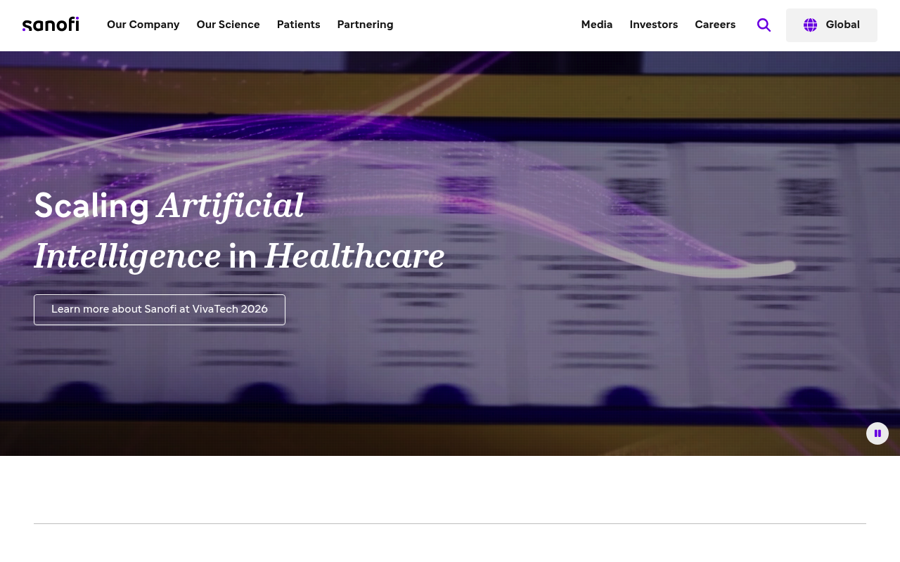 Sanofi screenshot