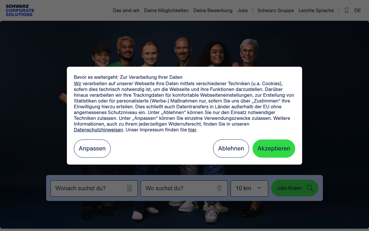 Schwarz IT website screenshot