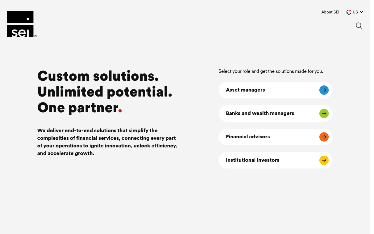 SEI Investments screenshot