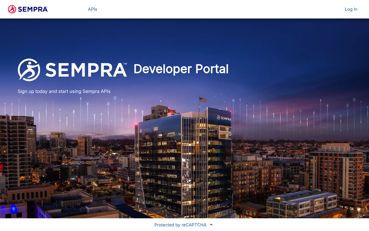 Sempra Energy screenshot
