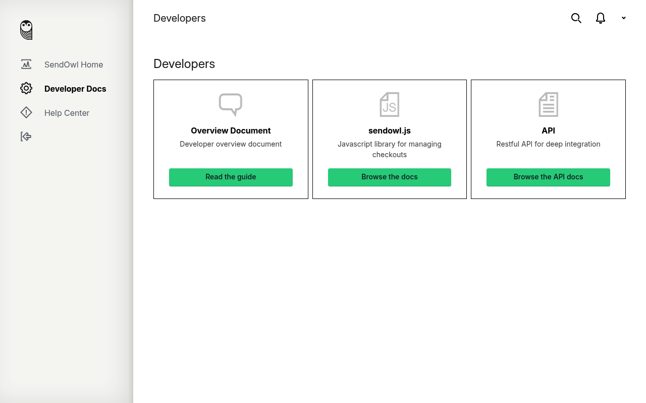 SendOwl screenshot