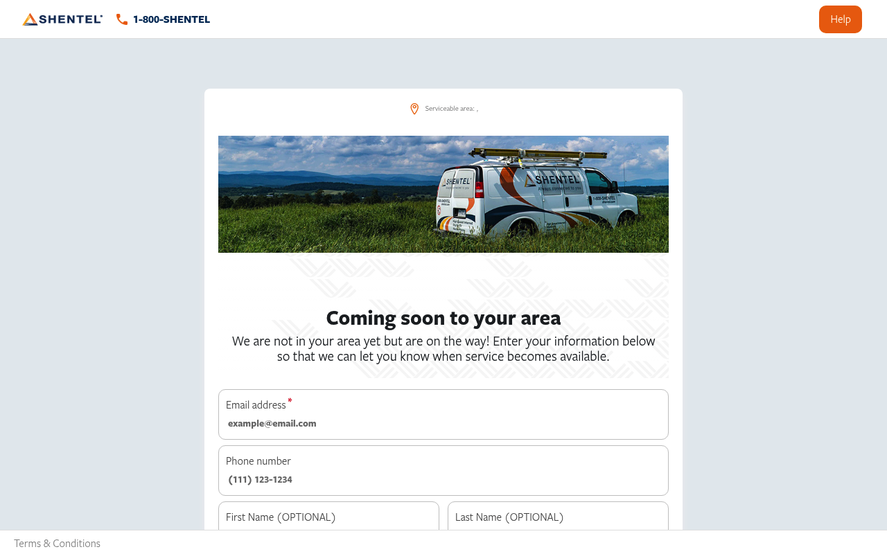 Shenandoah Telecommunications screenshot