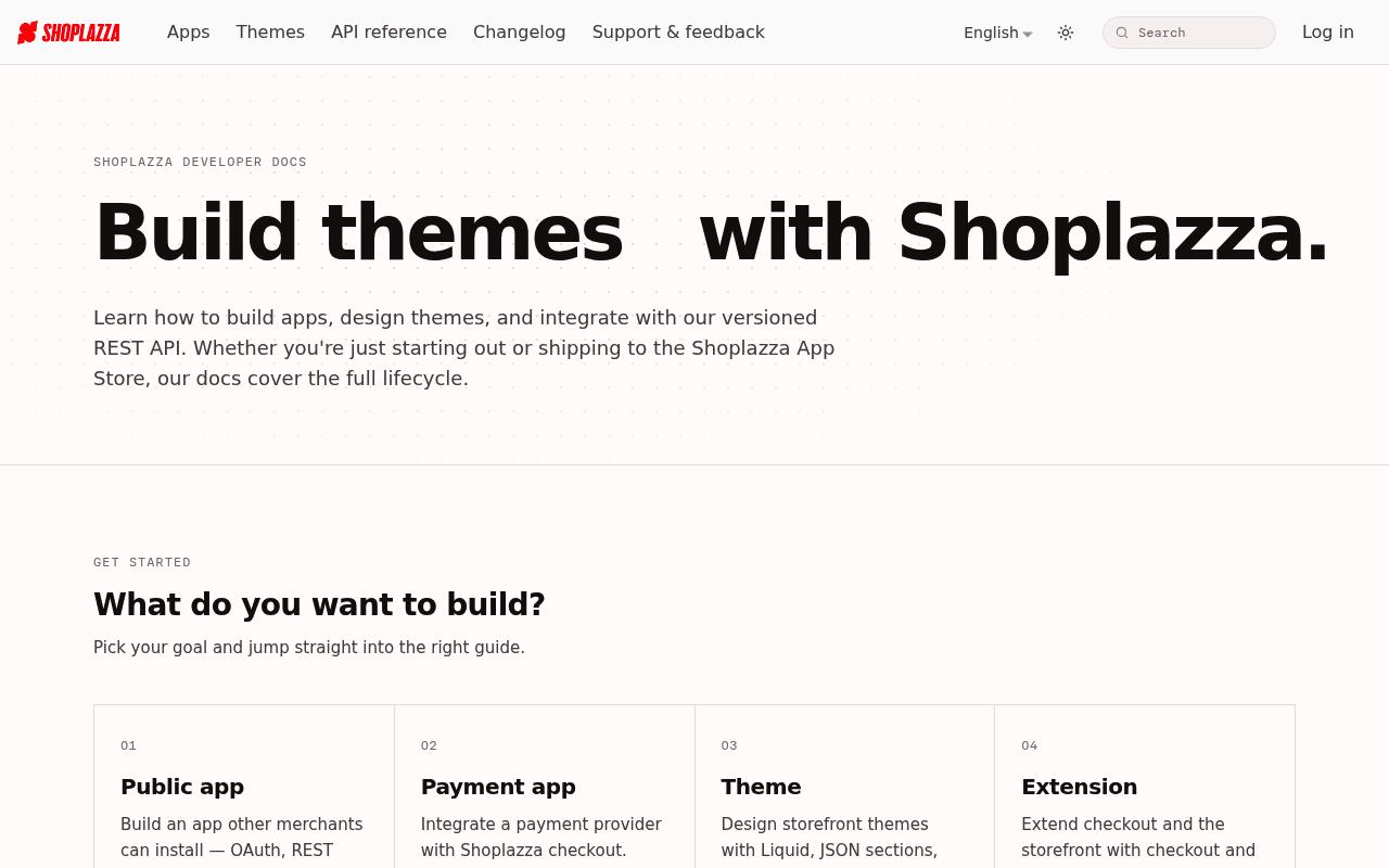 Shoplazza screenshot