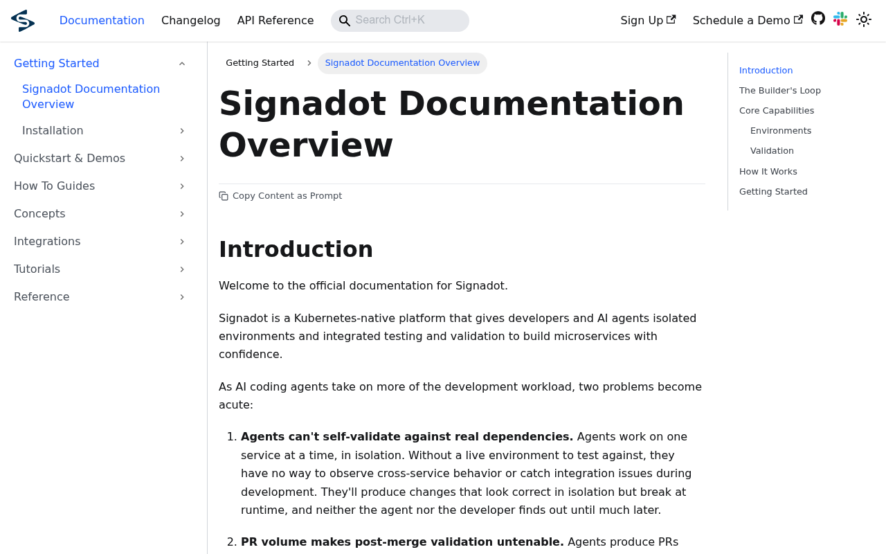 Signadot screenshot
