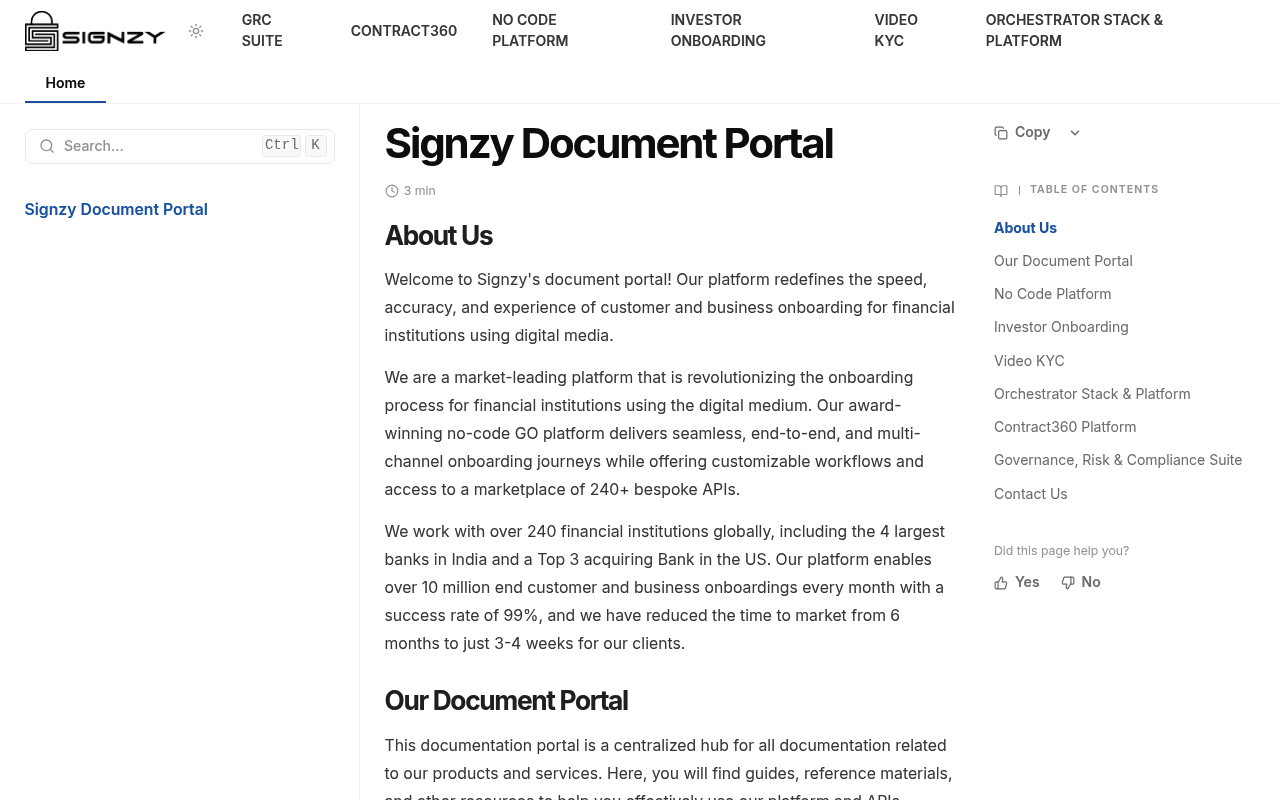 Signzy screenshot