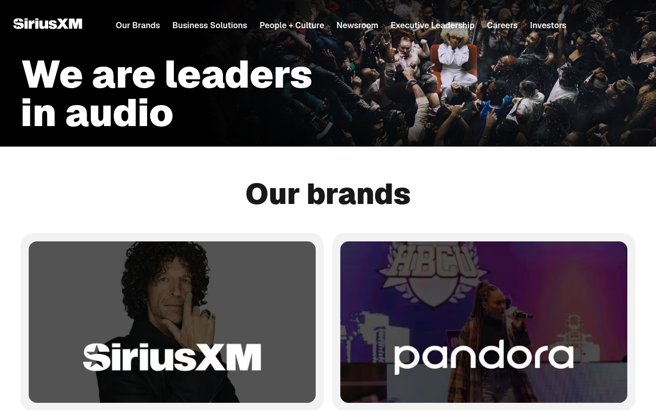 Sirius XM Holdings screenshot