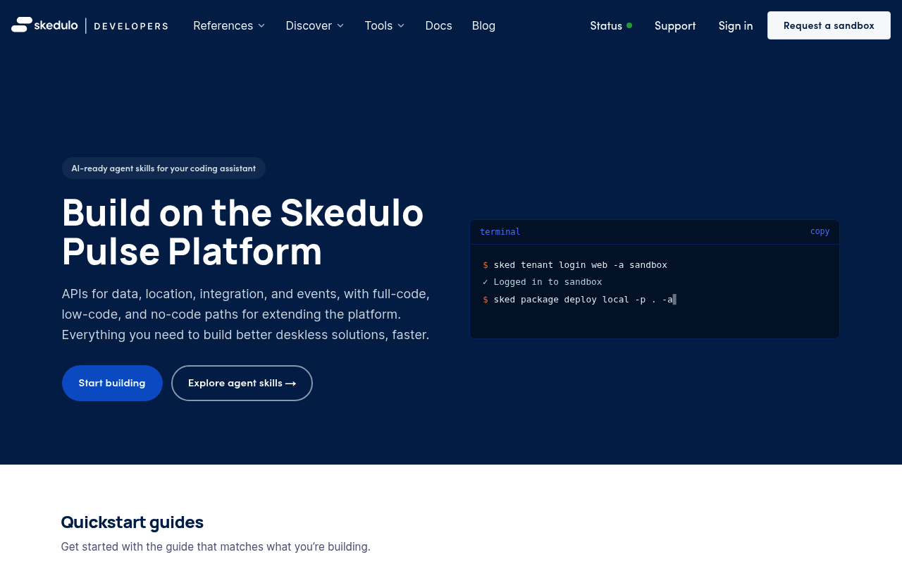 Skedulo screenshot