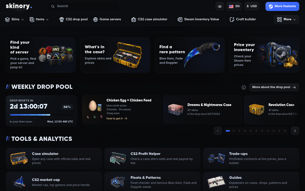 Skinory (submitted as g2push) screenshot