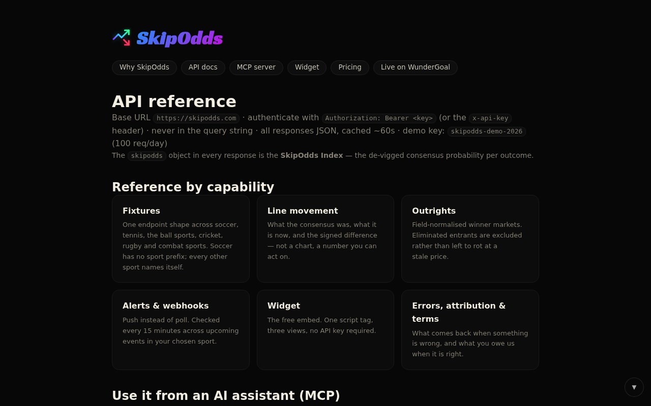 SkipOdds screenshot