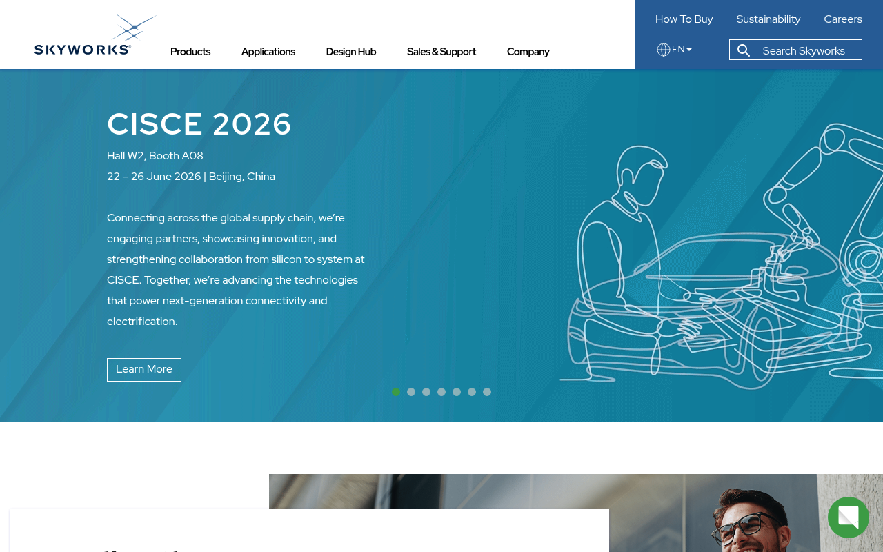 Skyworks Solutions screenshot