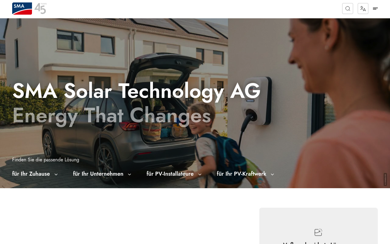 SMA Solar Technology screenshot
