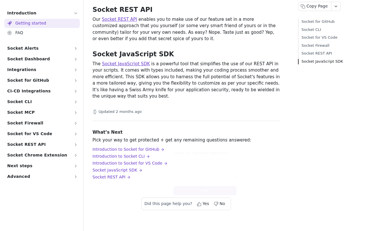 Socket screenshot