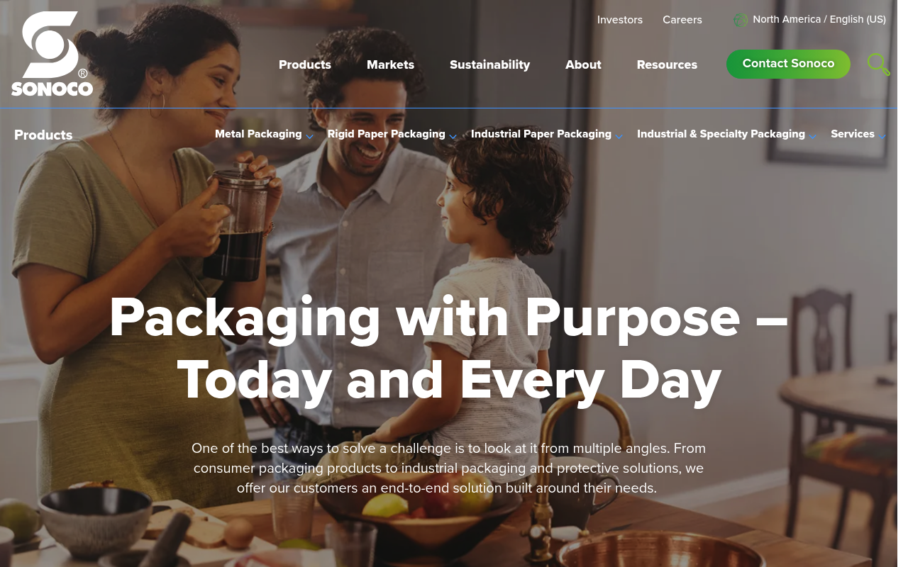 Sonoco Products screenshot