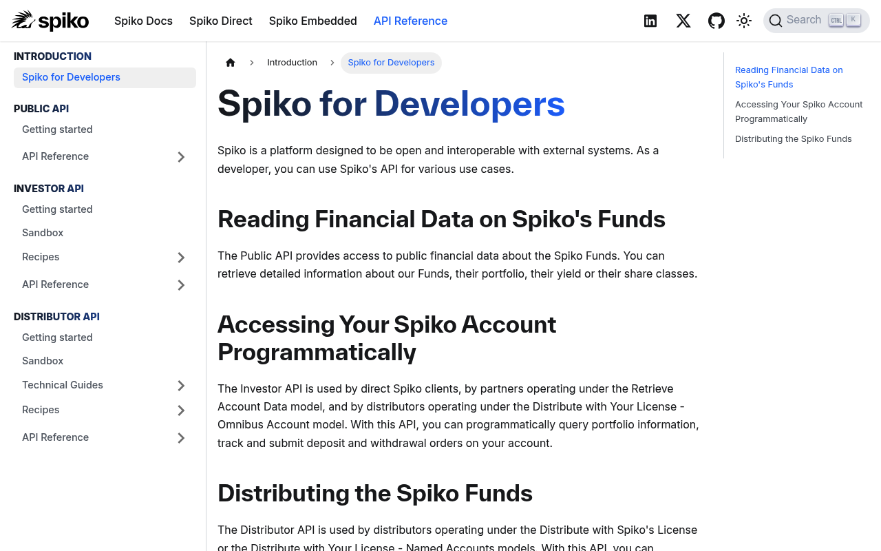 Spiko screenshot