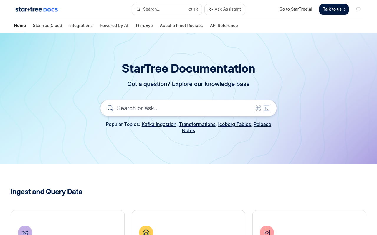 StarTree screenshot