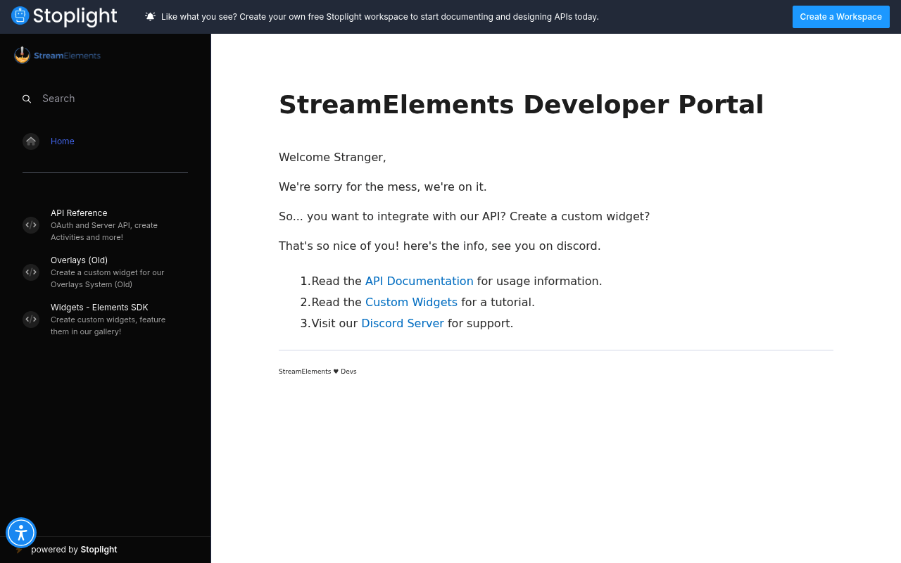 StreamElements screenshot