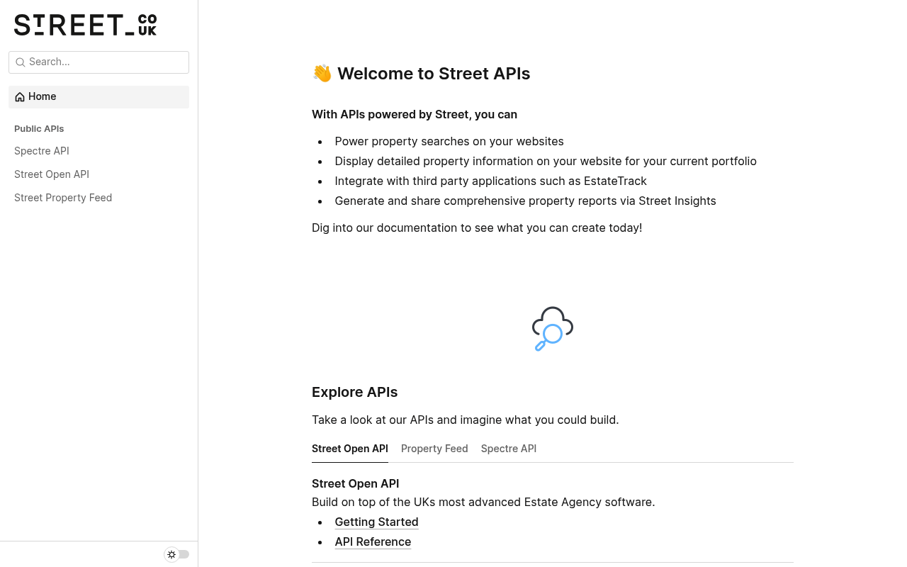 Street.co.uk screenshot