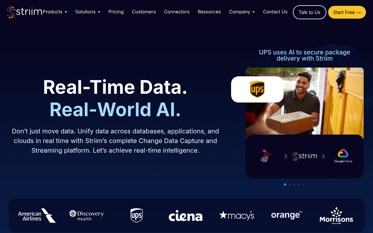 Striim screenshot