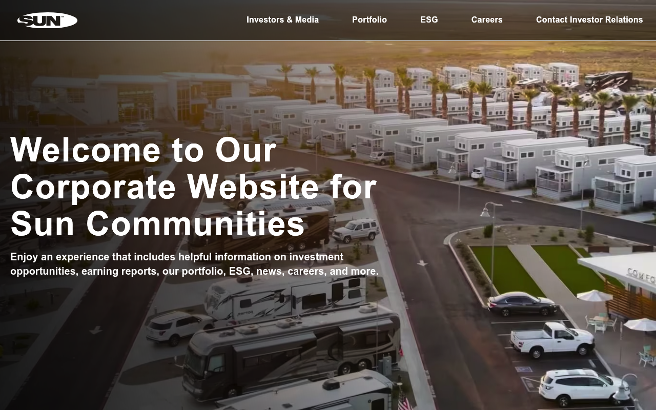 Sun Communities screenshot