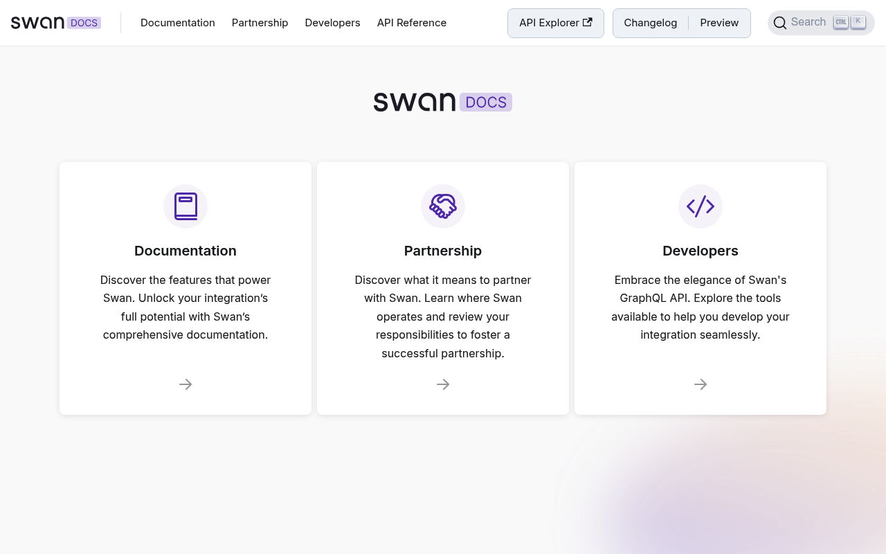 Swan screenshot
