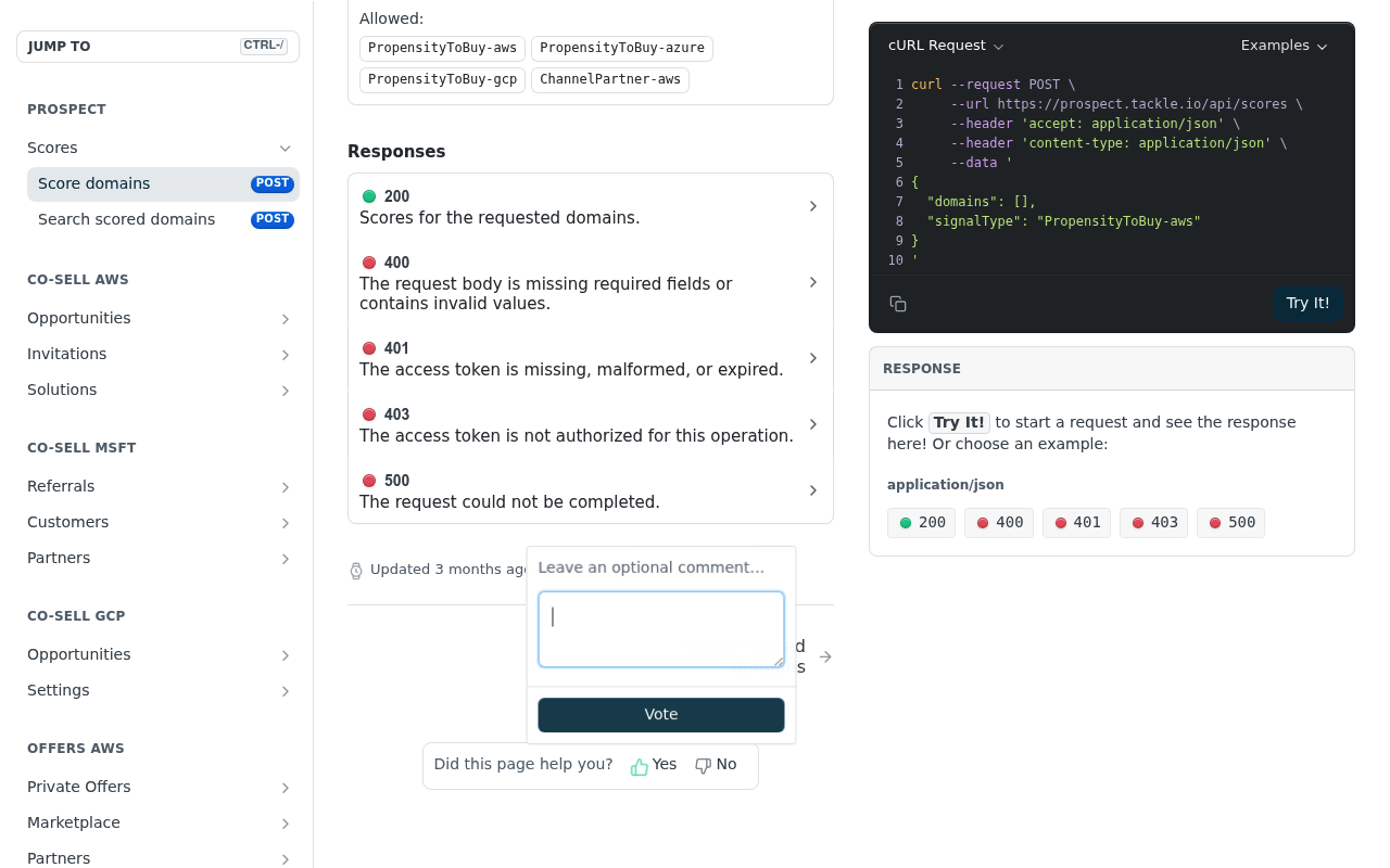 Tackle.io screenshot