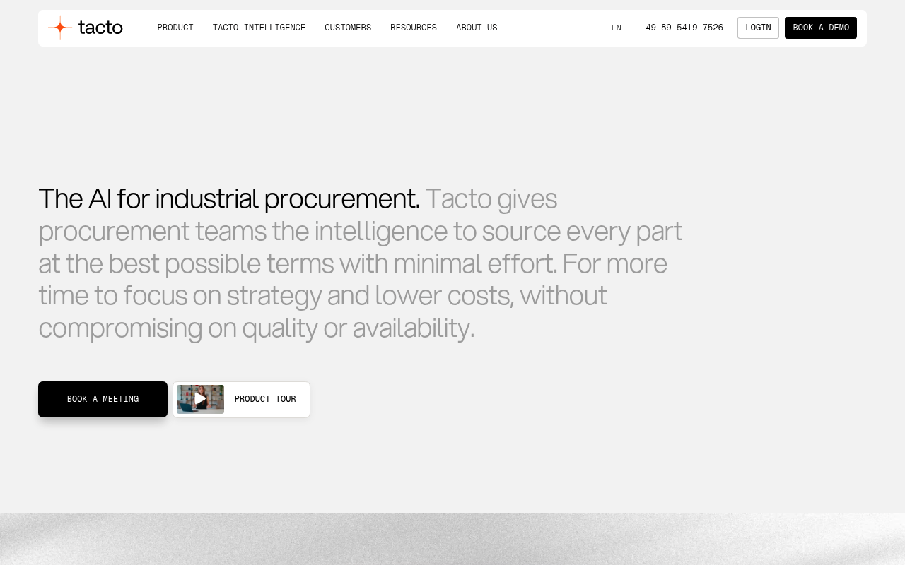 Tacto screenshot