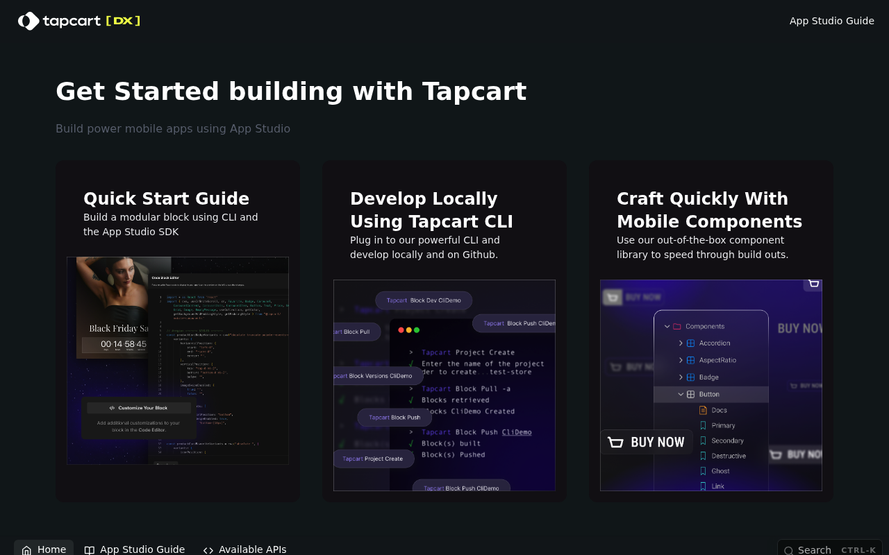 Tapcart screenshot