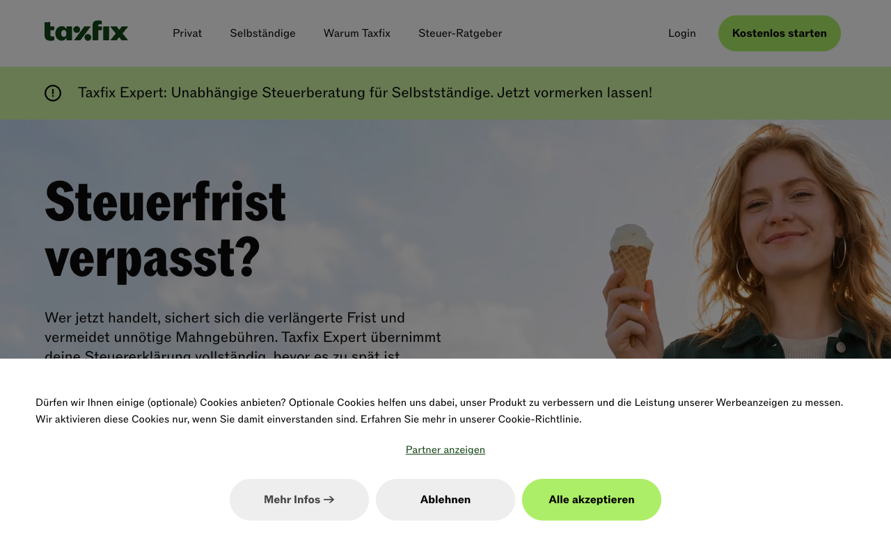 Taxfix screenshot