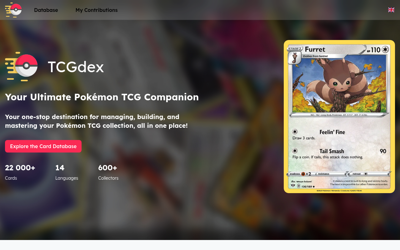 TCGdex screenshot