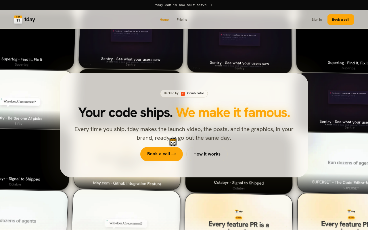 Tdaycom screenshot