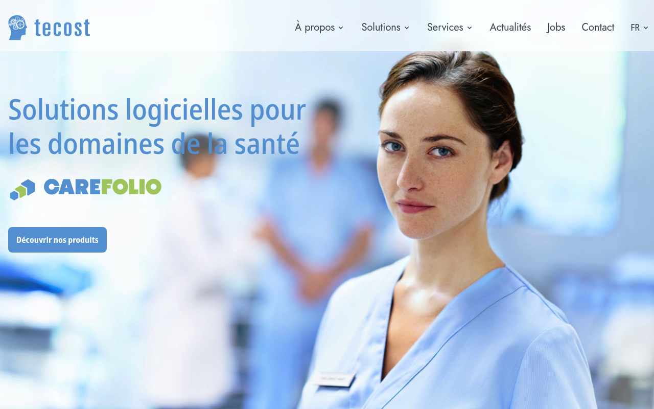 Tecost website screenshot