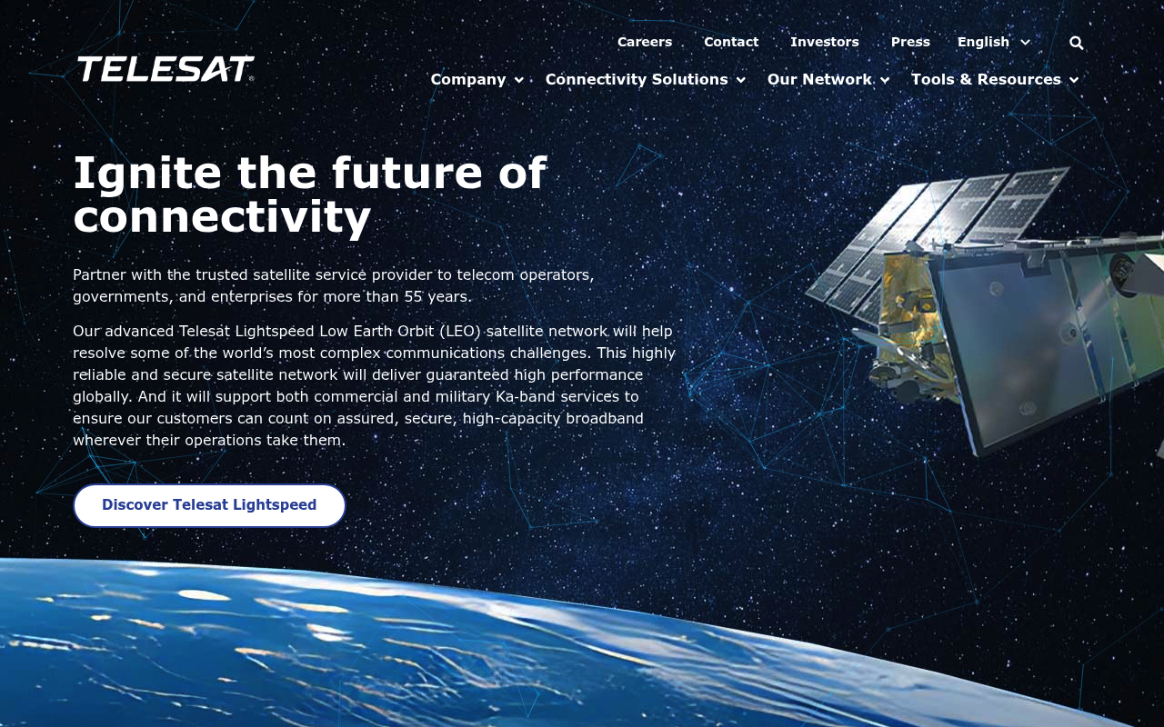Telesat screenshot