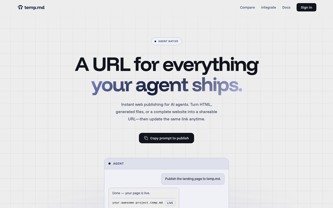 temp.md website screenshot