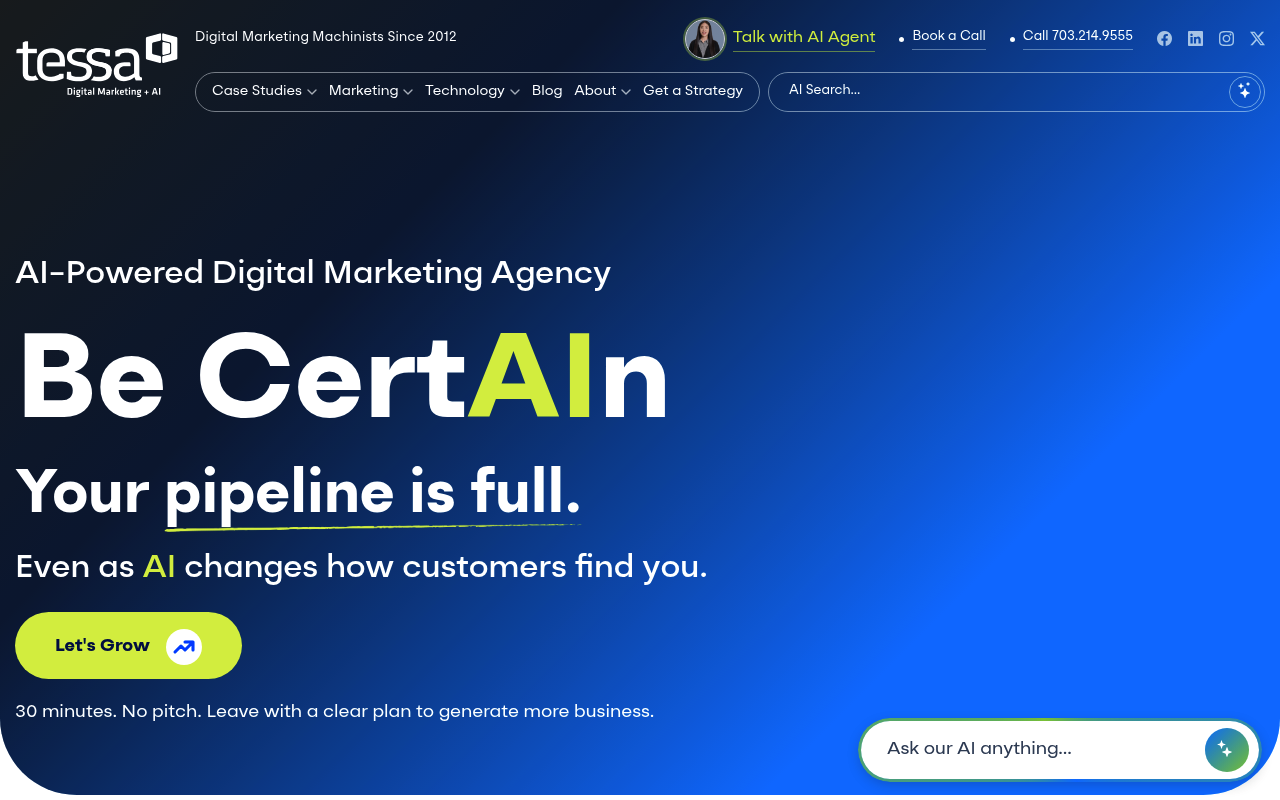 TESSA Marketing & Technology screenshot