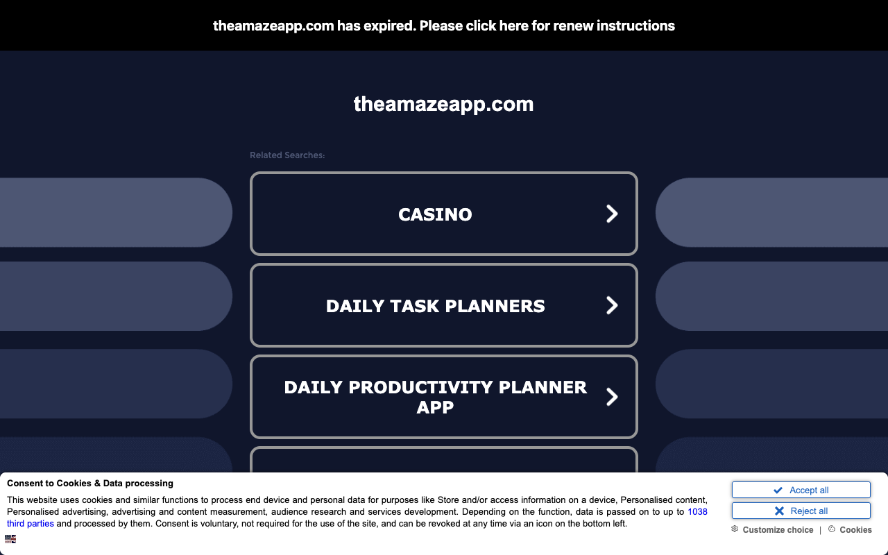 TheAmazeApp screenshot