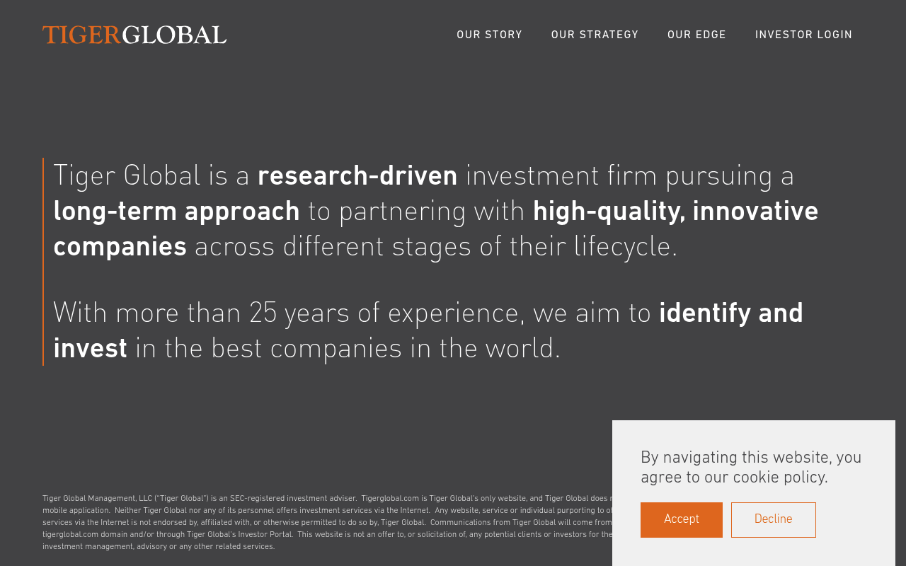 Tiger Global Management screenshot