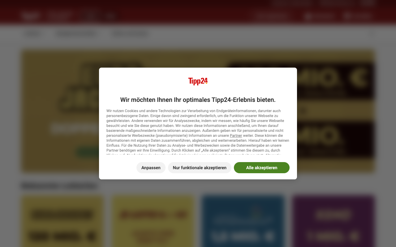 Tipp24 screenshot