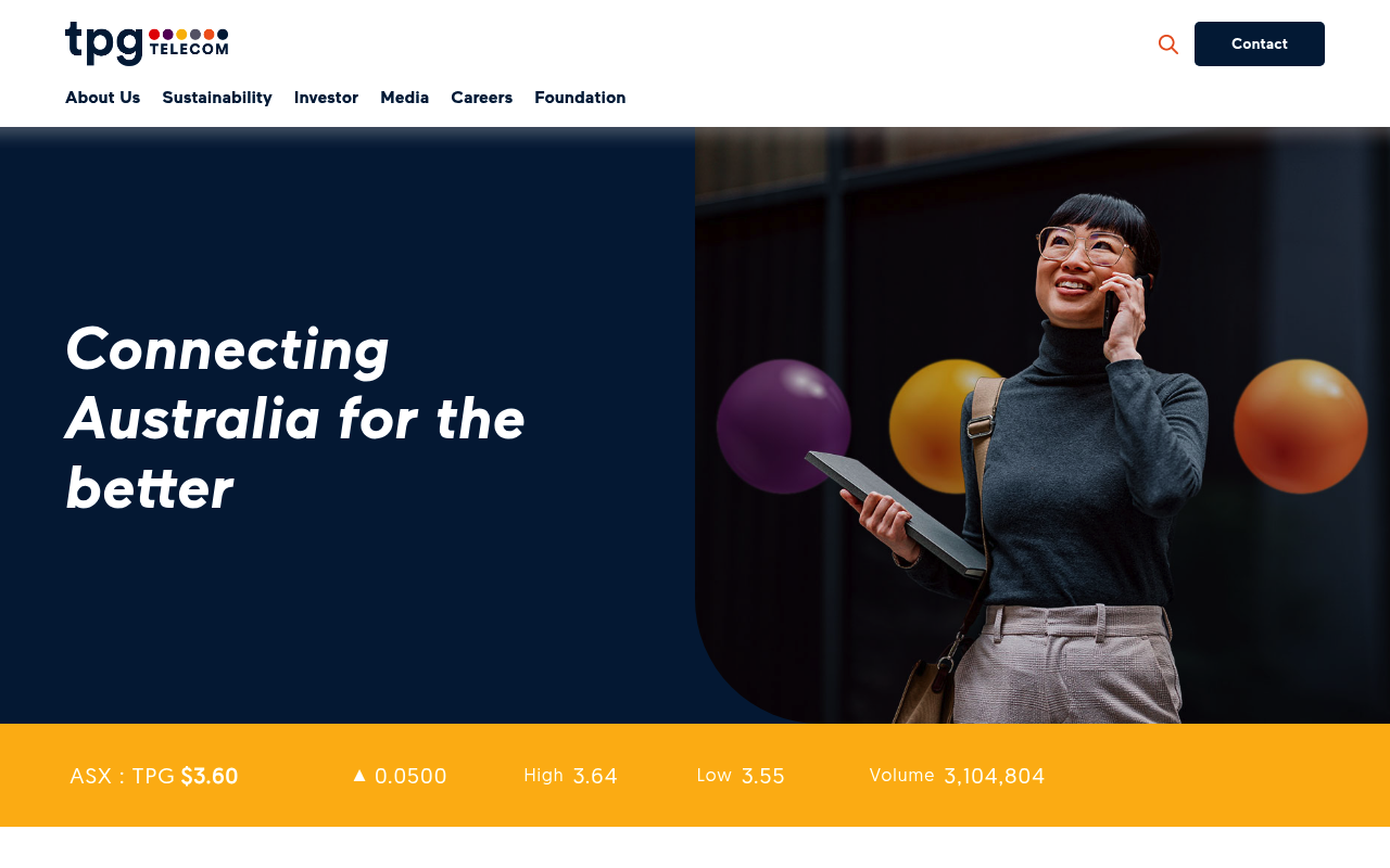 TPG Telecom screenshot