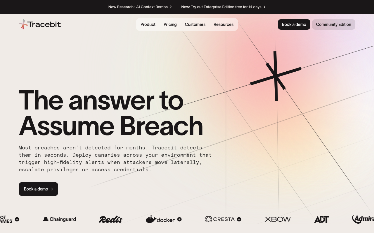 Tracebit screenshot