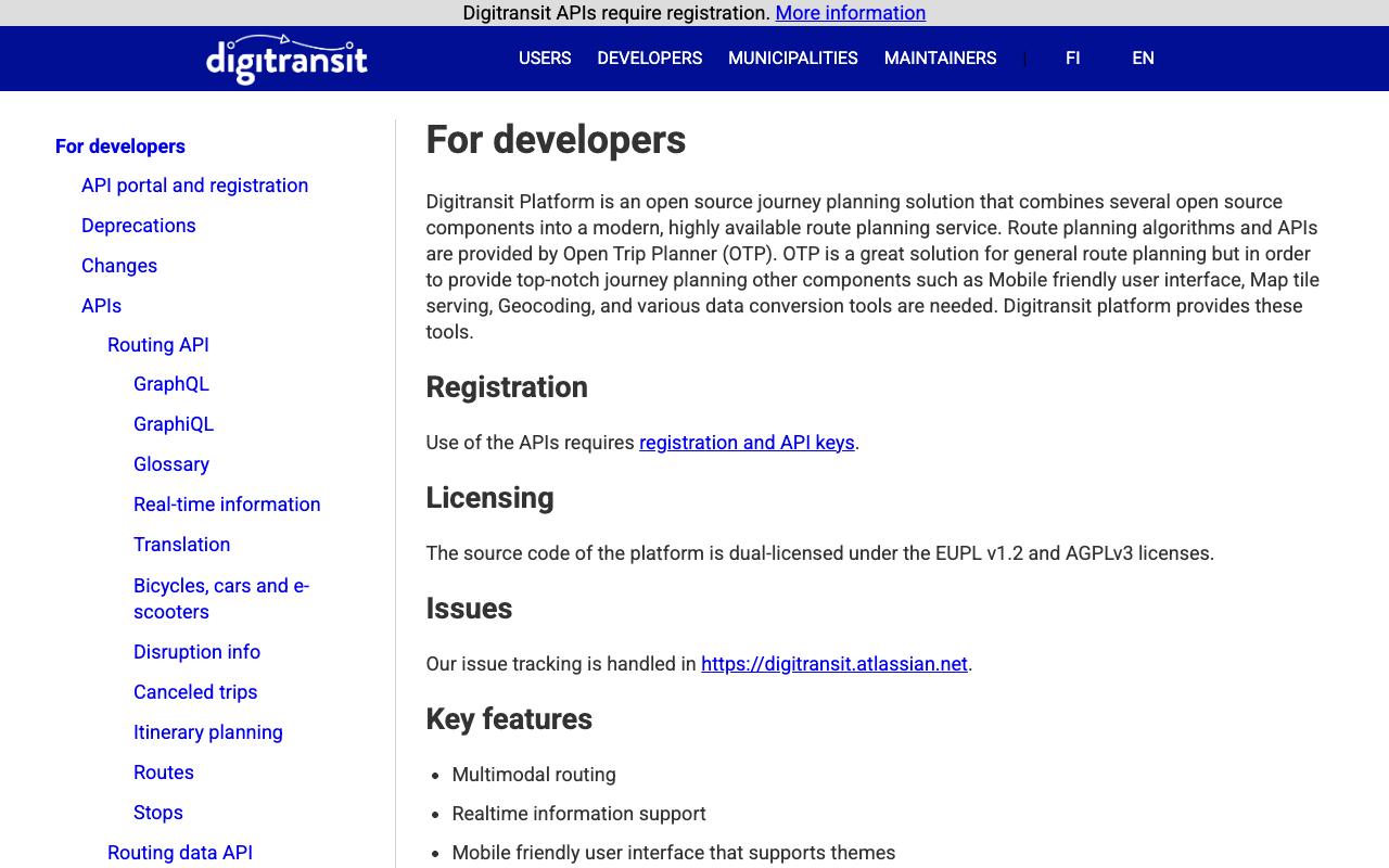 Transport for Finland screenshot