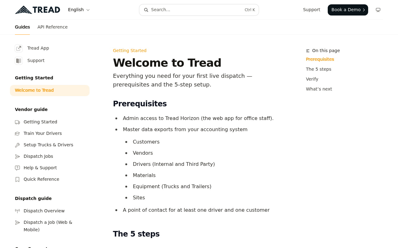 tread.io screenshot