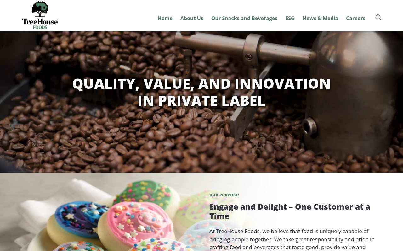 TreeHouse Foods screenshot