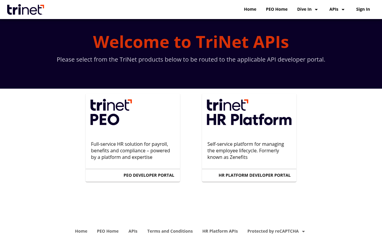 TriNet screenshot