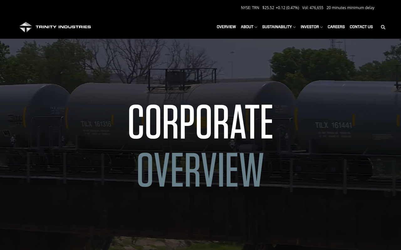 Trinity Industries screenshot