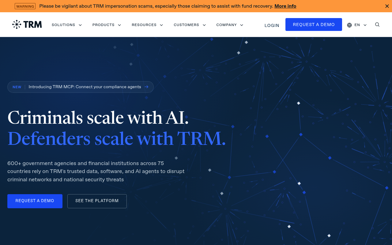 TRM Labs screenshot