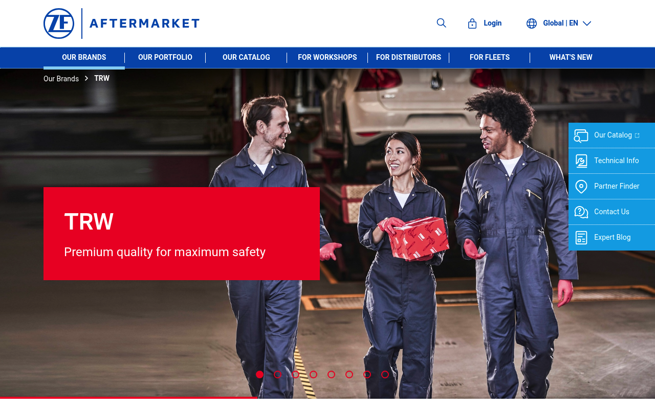 TRW Automotive Holdings screenshot