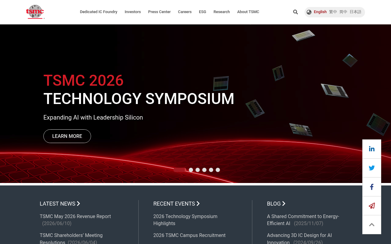 TSMC screenshot
